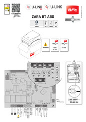 BFT ZARA BT A80 Guía Rápida
