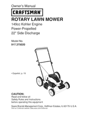 Craftsman 917.375020 Manual De Instrucciones