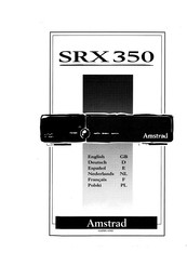 AMSTRAD SRX 350 Manual De Instrucciones