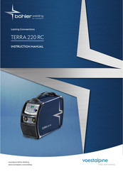 voestalpine bohler welding TERRA 220 RC Manual De Instrucciones