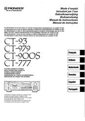 Pioneer CT-979 Manual De Instrucciones