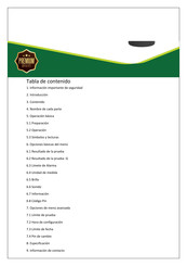 Alcofind AF-35C Manual De Instrucciones