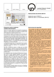 LEYBOLD 554 811 Instrucciones De Servicio