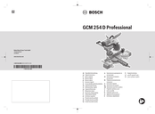 Bosch GCM 254 D Professional Manual Original