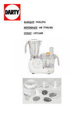 Philips Cucina HR 7740/80 Manual Del Usuario