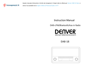 Denver DAB-18 Manual De Instrucciones