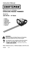 Craftsman 358.795750 Manual De Instrucciones