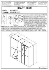 Forma Ideale KSANTI 5K1O UP 00583 Instrucciones De Montaje