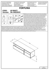 Forma Ideale FORTUNA UP 00477 Instrucciones De Montaje