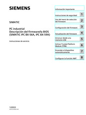 Siemens SIMATIC IPC BX-56A Instrucciones De Servicio