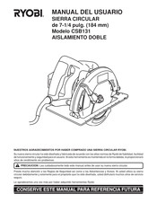 Ryobi CSB131 Manual Del Usuario