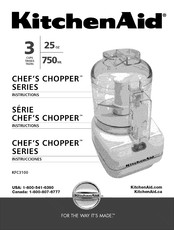 KitchenAid CHEF'S CHOPPER KFC3100 Instrucciones