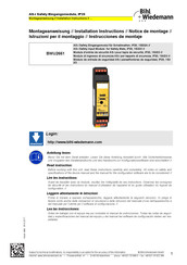 bihl+Wiedemann BWU2661 Instrucciones De Montaje