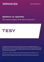 TESY CN 06 140 EA CLOUD AS W GL Instrucciones Para El Uso Y Mantenimiento