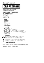 Craftsman 358.794773 Manual Del Operador