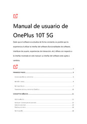 Oneplus 10T 5G Manual De Usuario