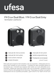 UFESA FH Crux Dual Blue Manual De Instrucciones