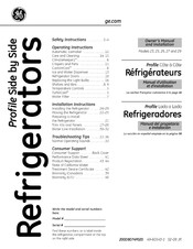 GE 25 Manual Del Propietario E Instalación