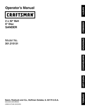 Crafstman 351.215131 Manual Del Operador