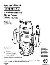 Crafstman 315.268350 Manual Del Operador