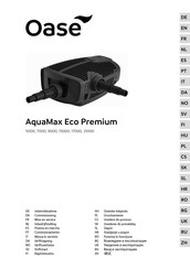 Oase AquaMax Eco Premium 21000 Manual De Instrucciones