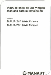 Manaut MAllA 24E Mixta Estanca Instrucciones De Uso Y Notas Técnicas Para La Instalación