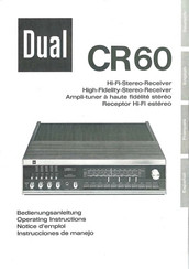 Dual CR 60 Instrucciones De Manejo