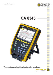 Chauvin Arnoux CA 8345 Guia De Inicio Rapido