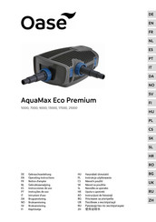 Oase AquaMax Eco Premium 7000 Instrucciones De Uso