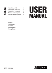 Zanussi ZFT11100WA Manual De Instrucciones