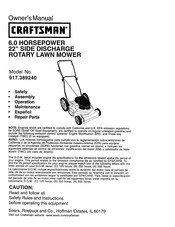 Craftsman 917.389240 Manual Del Operador