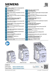 Siemens SIRIUS 3RV2.1 Instructivo