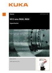 Kuka KR 5 sixx R850 Especificaciones Del Producto