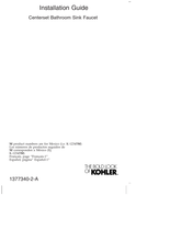 Kohler K-103K37-SANA-CP Guia De Instalacion