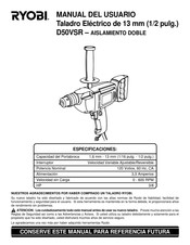 Ryobi D50VSR Manual Del Usuario