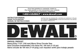 DeWalt DWS535T Manual De Instrucciones