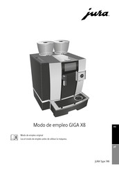 Jura GIGA-X8-G2 Modo De Empleo