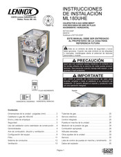 Lennox Merit ML180UHE Instrucciones De Instalación