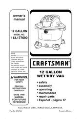 Craftsman 113.177690 Manual Del Propietário