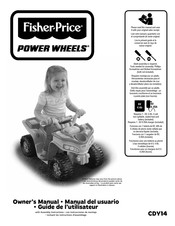 Fisher-Price Power Wheels CDY14 Manual Del Usuario