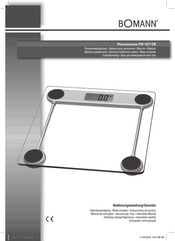 BOMANN PW 1417 CB Instrucciones De Servicio