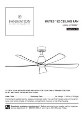 Fanimation FPD5534 Manual De Instrucciones