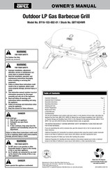 Backyard Grill GBT1624WR Manual Del Usuario