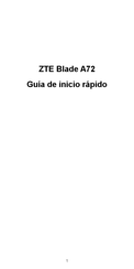 ZTE Blade A72 Guia De Inicio Rapido