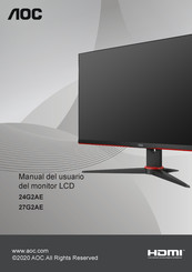 AOC 27G2AE Manual Del Usuario