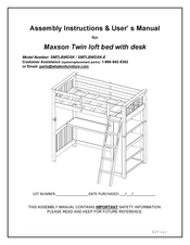 Whalen Maxson SMTLBWDSK-E Instrucciones De Ensamble