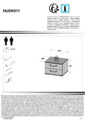 Forte HUDK011 Instrucciones De Montaje