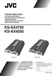 JVC AX4550 Manual De Instrucciones