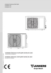 Bosch JUNKERS 4x1 36000 BTU/h Instrucciones De Instalación