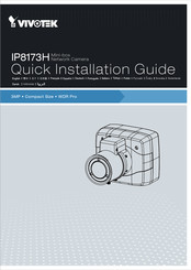 Vivotek IP8173H Guía De Instalación Rápida